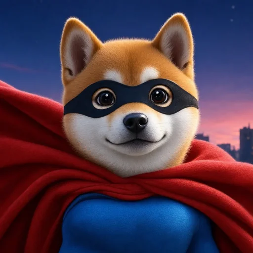 The Sidekinu profile picture: his masked face and the big red cape